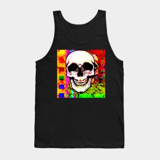 Rainbow Skull Tank Top